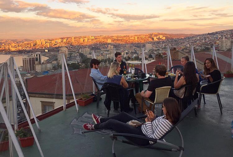 Planeta Lindo Hostel Valparaiso Bagian luar foto