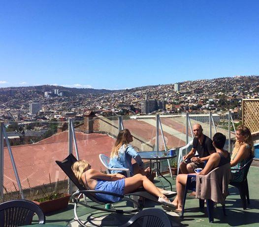 Planeta Lindo Hostel Valparaiso Bagian luar foto